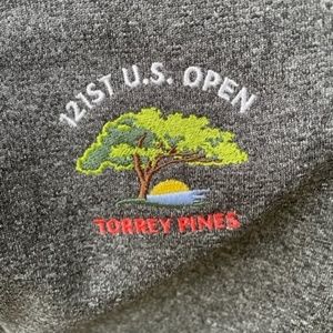 2021 Mens US Open Golf at Torrey Pines- Women's Small Full Zipper Sweatshirt